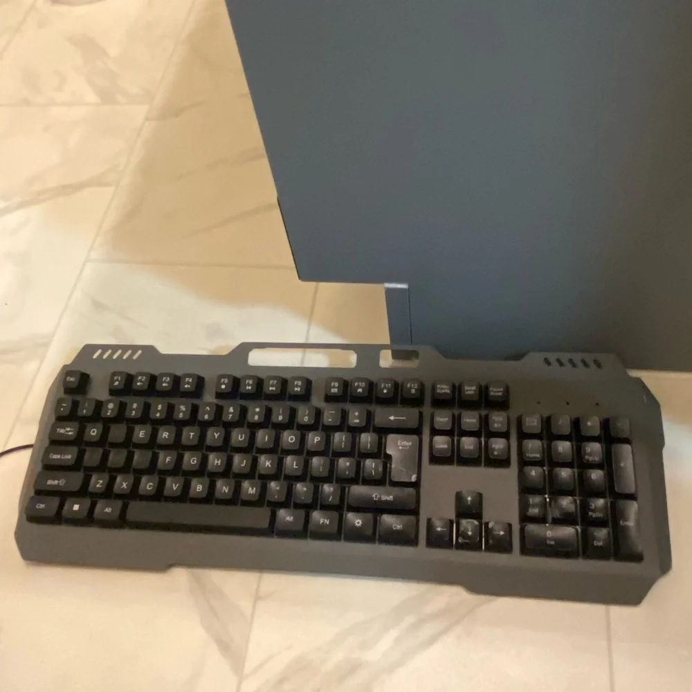 Wired Black Keyboard for Efficient Typing